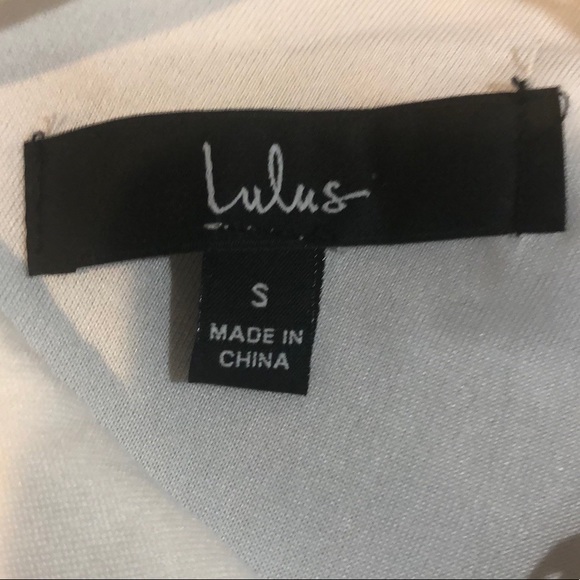 Lulu’s Any Sway, Shape or Form White Lace Halter Dress Small - Picture 6 of 8